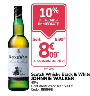 JOHNNIE WALKER Black & White