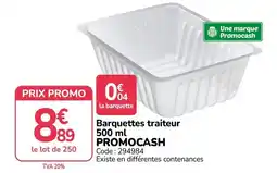 Promocash PROMOCASH Barquettes traiteur offre