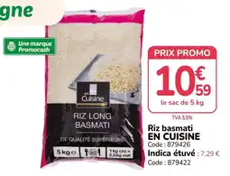 Promocash EN CUISINE Riz long basmati offre