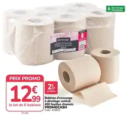 Promocash Promocash Bobines d'essuyage à dévidage central offre