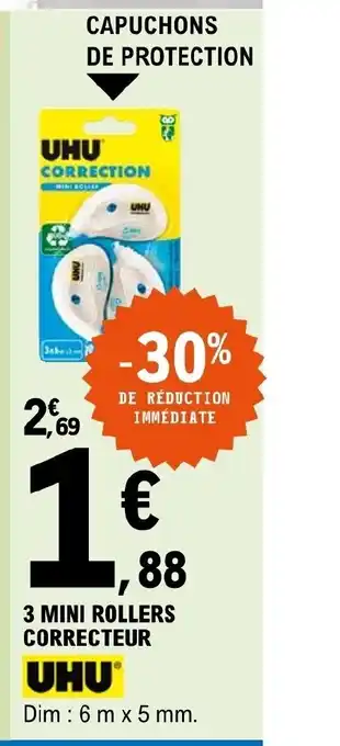 3 Mini Rollers Correcteur