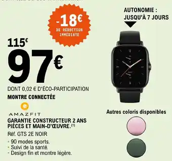 E.Leclerc Garantie Constructeur 2 Ans Piéces Et Main-D'Oeuvre offre
