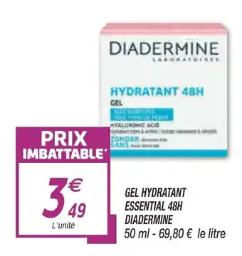 Gel Hydratant Essential 48H Diadermine