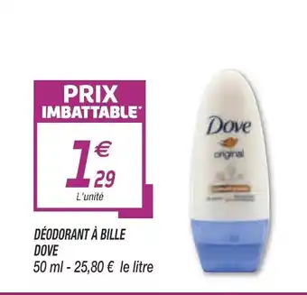 Netto Déodorant A Bille Dove offre