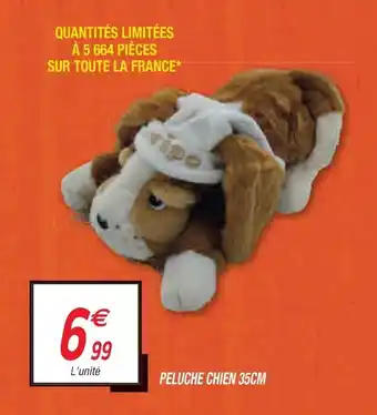 Netto Peluche Chien 35cm offre