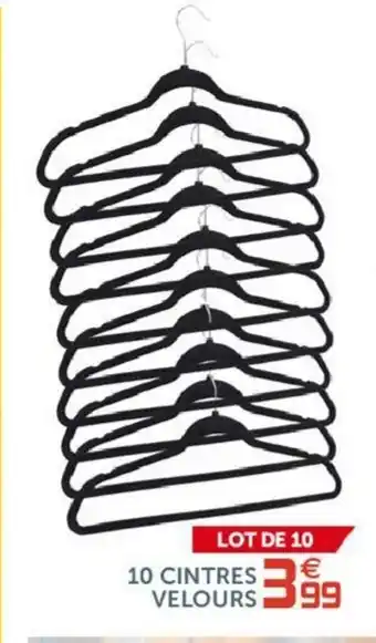 Gifi 10 Cintres Velours offre