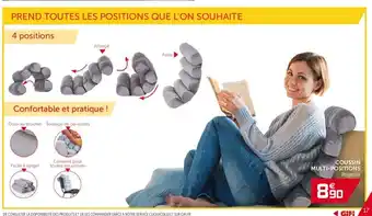 Gifi Coussin Multi-Positions offre