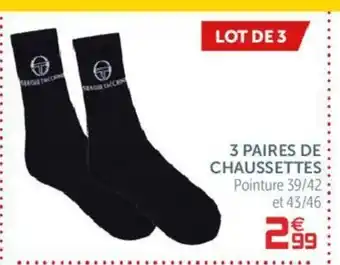 3 Paires De Chaussettes