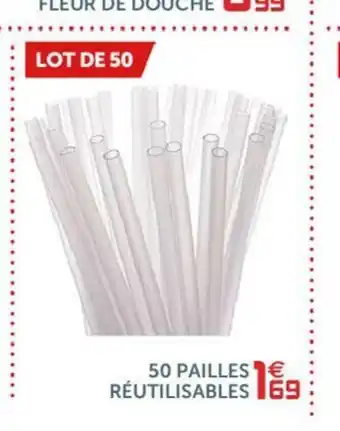 50 Pailles Rèutilisables