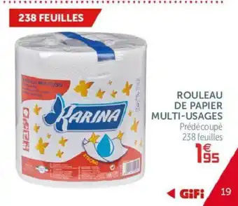Gifi Rouleau De Papier Multi-Usages offre