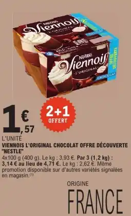 E.Leclerc Nestlé Viennois offre
