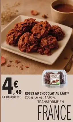 E.Leclerc Roses au chocolat au lait offre