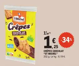 E.Leclerc ST MICHEL Crêpes Chocolat offre