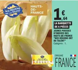 E.Leclerc NOS RÉGIONS ONT DU TALENT JEUNES POUSSES D'ENDIVES offre