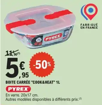 PYREX BOITE CARRÉE