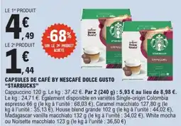E.Leclerc NESCAFÉ DOLCE GUSTO STARBUCKS offre