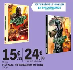 E.Leclerc ESCD STAR WARS : THE MANDALORIAN AND GROGU offre