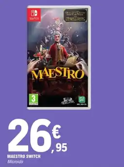 E.Leclerc Microids MAESTRO SWITCH offre
