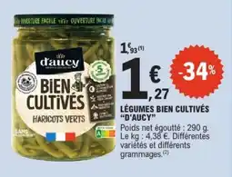 E.Leclerc D'AUCY Haricots verts offre