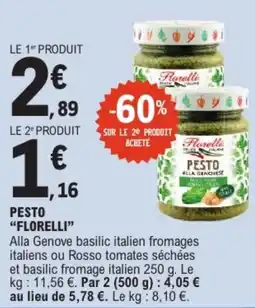 E.Leclerc FLORELLI PESTO offre