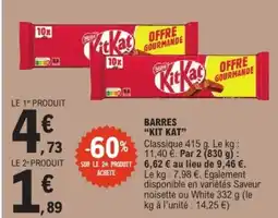 E.Leclerc Kit Kat offre