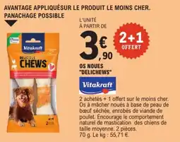 E.Leclerc Vitakraft DELICIOUS CHEWS offre