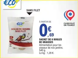 E.Leclerc ECO+ Boules de graisse sans filet offre