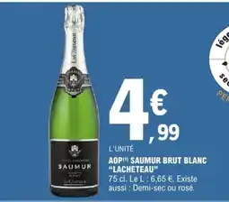 E.Leclerc LaChateau SAUMUR offre