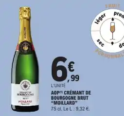 E.Leclerc MOILLARD CRÉMANT DE BOURGOGNE BRUT offre
