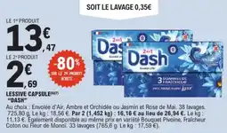 E.Leclerc Dash Lessive Capsule offre