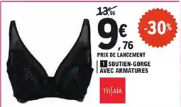 E.Leclerc Tissaia Soutien-gorge avec armatures offre