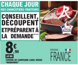 E.Leclerc Label Rouge Terrine de campagne offre