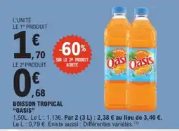 E.Leclerc Oasis Boisson tropical offre