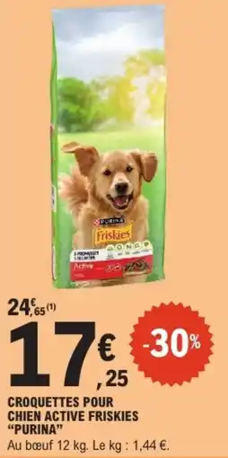 E.Leclerc Friskies Croquettes pour chien Active offre