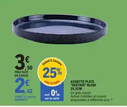 E.Leclerc GUSTAVE Assiette plate offre