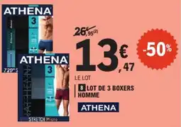E.Leclerc ATHENA Boxers Homme offre