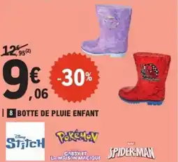 E.Leclerc Stitch BOTTE DE PLUIE ENFANT offre