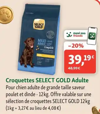 SELECT GOLD Croquettes Adulte