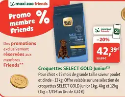Maxi Zoo SELECT GOLD Junior offre
