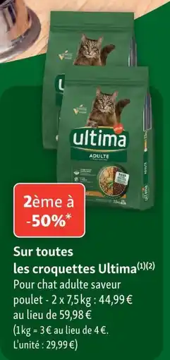 Maxi Zoo Ultima croquettes offre
