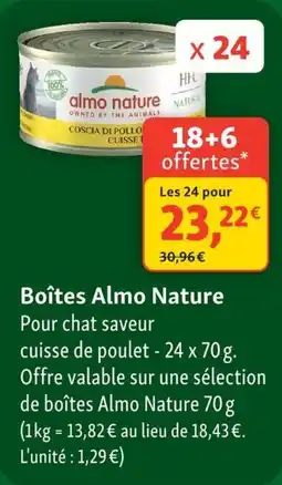 Maxi Zoo Almo Nature Boîtes offre