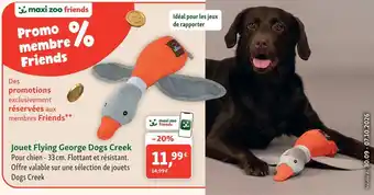 Dogs Creek Jouet Flying George
