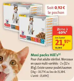 Maxi Zoo Hill's Maxi packs offre