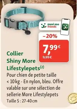 Maxi Zoo Lifestylepets Collier Shiny offre