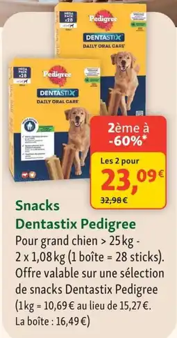 Maxi Zoo Pedigree Dentastix offre
