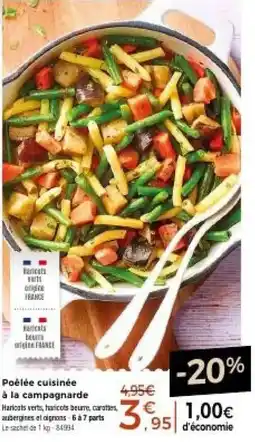 Thiriet Poêlée cuisinée à la campagnarde offre