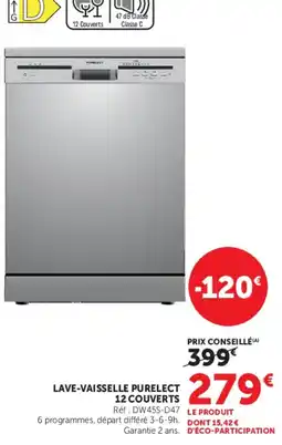Super U PURELECT LAVE-VAISSELLE offre