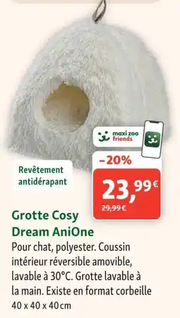Maxi Zoo Dream AniOne Grotte Cosy offre