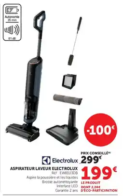 Super U Electrolux Aspirateur laveur offre