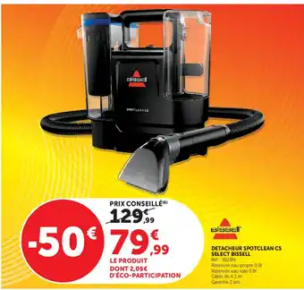 BISSELL DETACHEUR SPOTCLEAN C5 SELECT